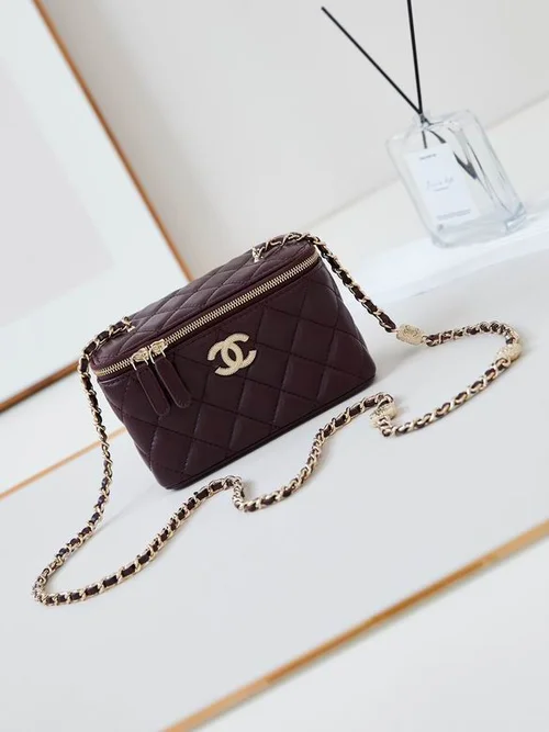 Chanel Original Beauty Cosmetic Bags Authentic Vanity Set