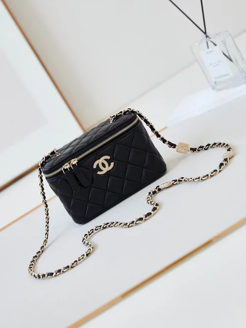 Chanel Original Beauty Cosmetic Bags Authentic Vanity Set