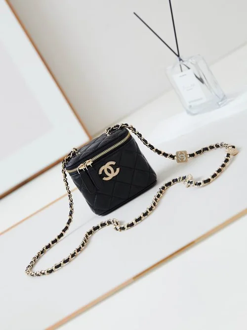 Chanel Original Beauty Cosmetic Bags Authentic Vanity Set