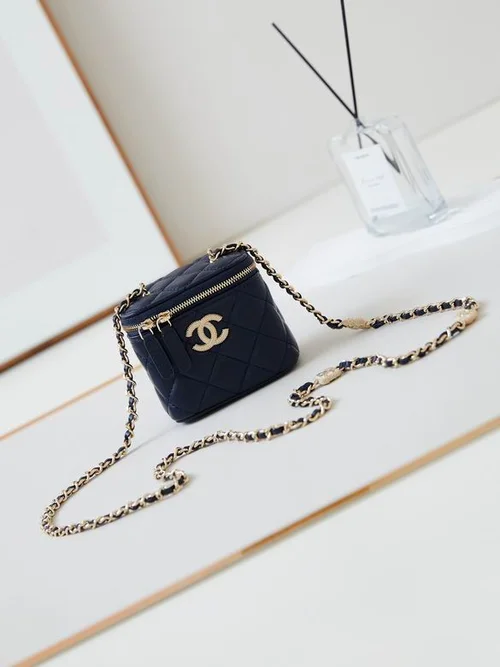 Chanel Original Beauty Cosmetic Bags Authentic Vanity Set