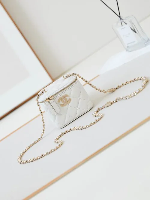 Chanel Original Beauty Cosmetic Bags Authentic Vanity Set