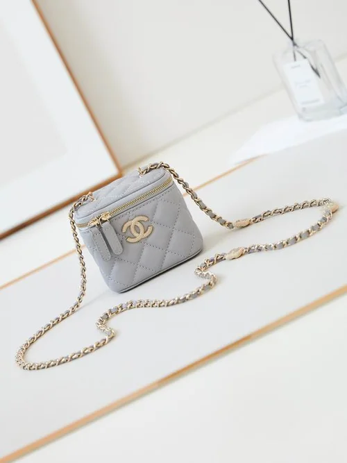 Chanel Original Beauty Cosmetic Bags Authentic Vanity Set