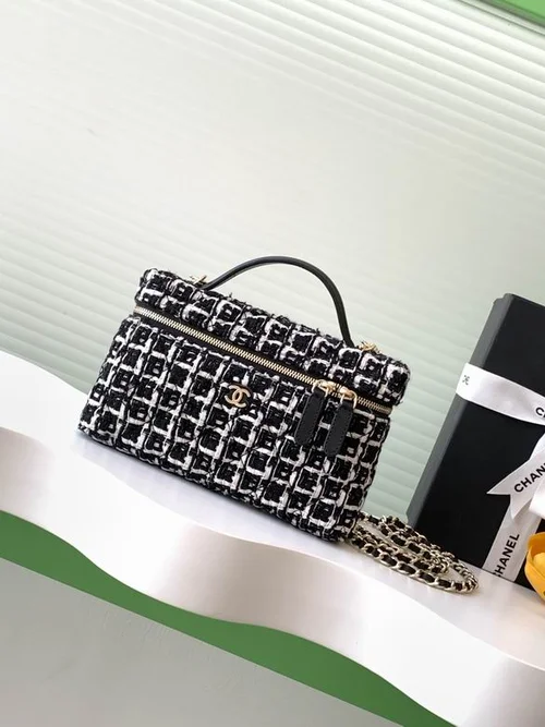 Chanel Original Beauty Cosmetic Bags Authentic Vanity Set