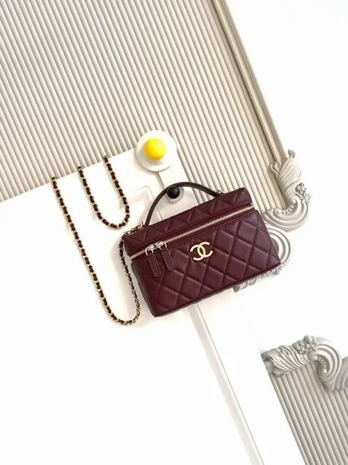 Chanel Original Beauty Cosmetic Bags Authentic Vanity Set