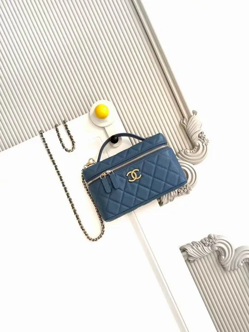 Chanel Original Beauty Cosmetic Bags Authentic Vanity Set