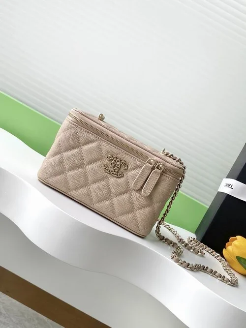 Chanel Original Beauty Cosmetic Bags Authentic Vanity Set