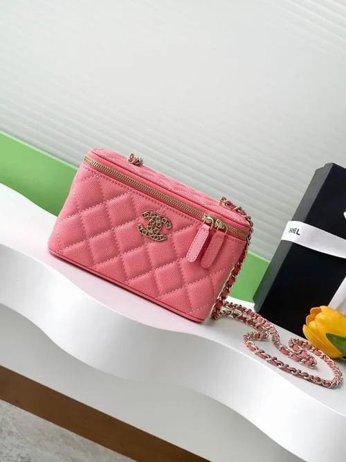 Chanel Original Beauty Cosmetic Bags Authentic Vanity Set