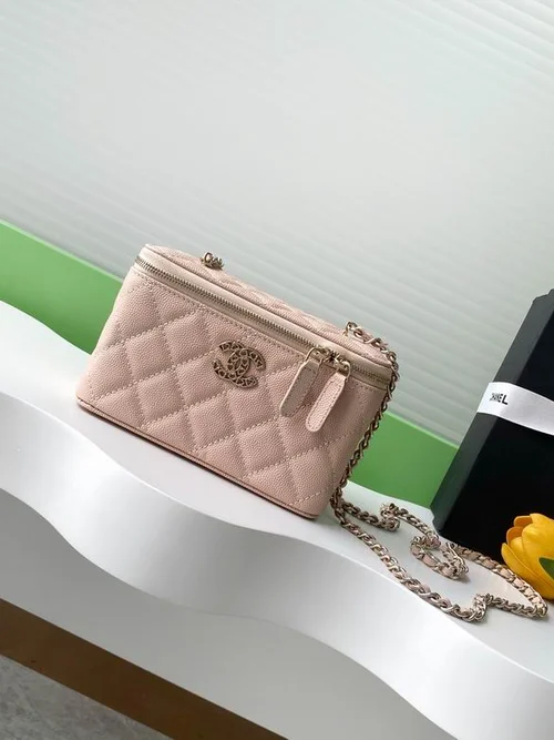 Chanel Original Beauty Cosmetic Bags Authentic Vanity Set