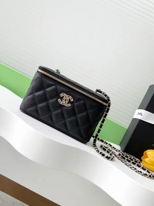 Chanel Original Beauty Cosmetic Bags Authentic Vanity Set