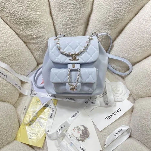 Chanel Original Backpack Large Lambskin Authentic Luxury