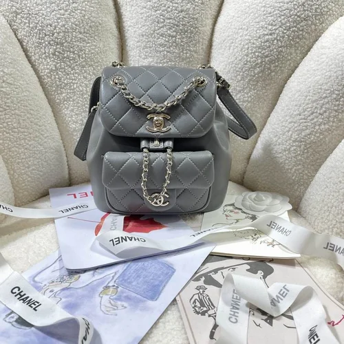 Chanel Original Backpack Large Lambskin Authentic Luxury