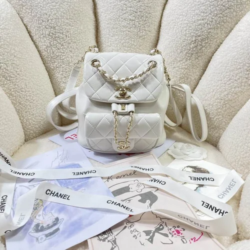 Chanel Original Backpack Large Lambskin Authentic Luxury