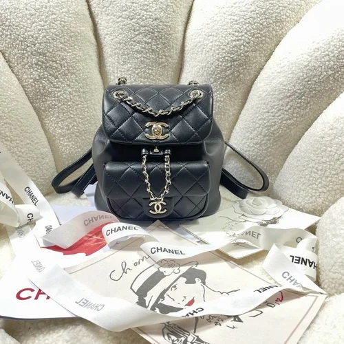 Chanel Original Backpack Large Lambskin Authentic Luxury