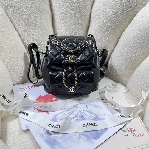 Chanel Original Backpack Large Lambskin Authentic Luxury