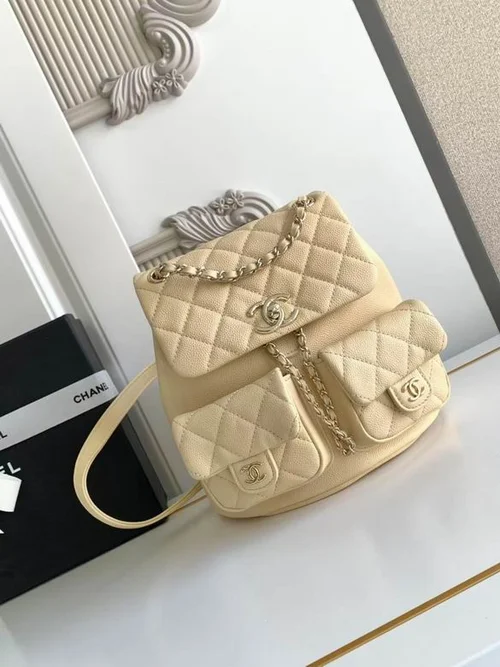 Chanel Original Backpack Large Lambskin Authentic Luxury