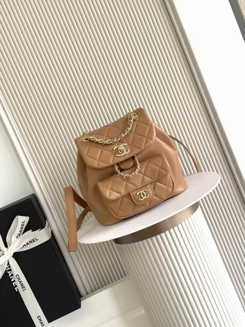 Chanel Original Backpack Large Lambskin Authentic Luxury