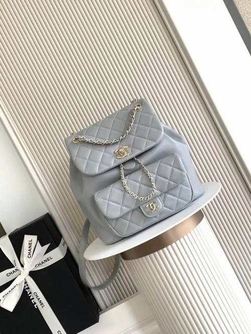 Chanel Original Backpack Large Lambskin Authentic Luxury