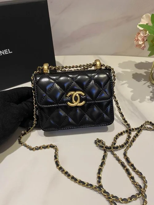 Chanel Original Chain Bag Clutch Authentic Evening Luxury