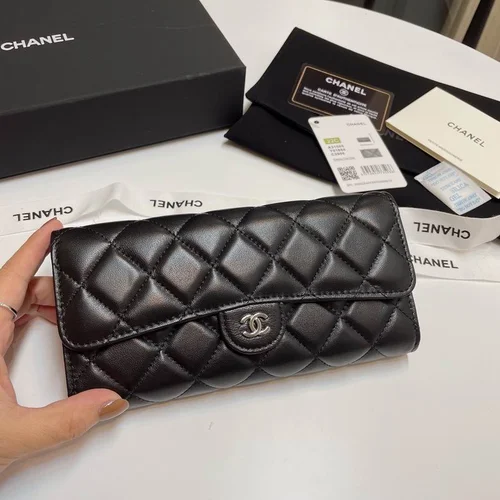 Chanel Original Women's Wallet Authentic Caviar Leather Luxury