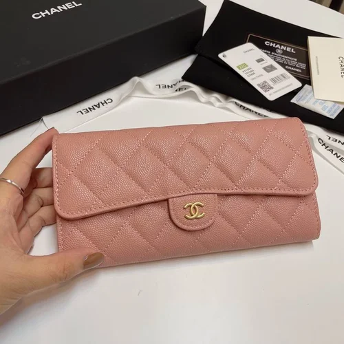 Chanel Original Women's Wallet Authentic Caviar Leather Luxury