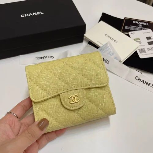 Chanel Original Women's Wallet Authentic Caviar Leather Luxury