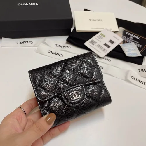 Chanel Original Women's Wallet Authentic Caviar Leather Luxury