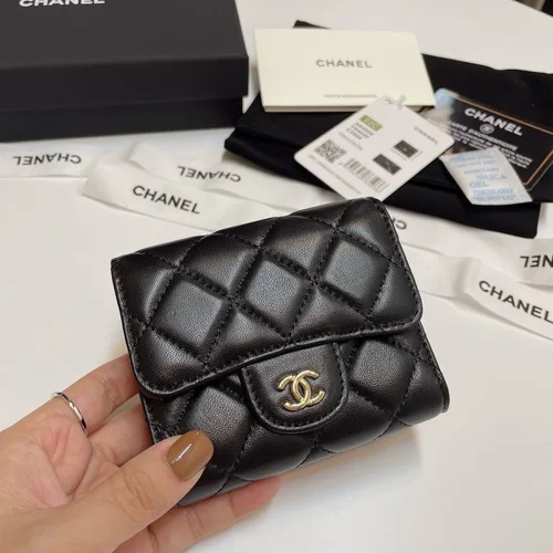 Chanel Original Women's Wallet Authentic Caviar Leather Luxury