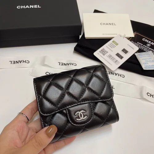 Chanel Original Women's Wallet Authentic Caviar Leather Luxury