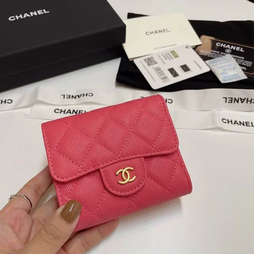 Chanel Original Women's Wallet Authentic Caviar Leather Luxury