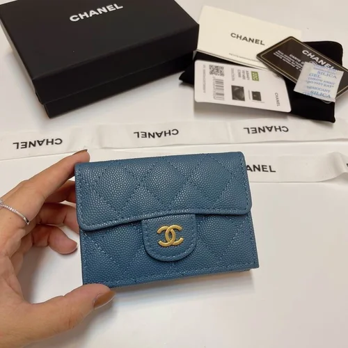 Chanel Original Women's Wallet Authentic Caviar Leather Luxury