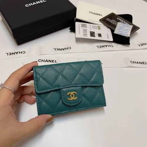 Chanel Original Women's Wallet Authentic Caviar Leather Luxury