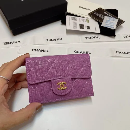 Chanel Original Women's Wallet Authentic Caviar Leather Luxury