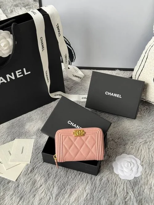 Chanel Original Women's Wallet Authentic Caviar Leather Luxury