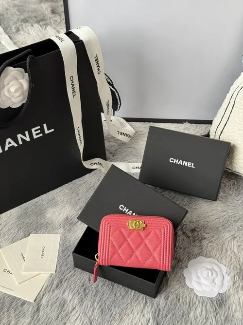 Chanel Original Women's Wallet Authentic Caviar Leather Luxury