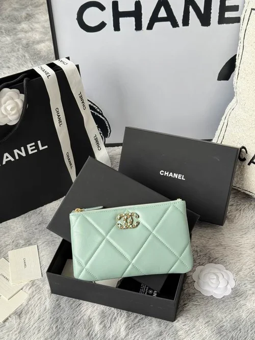 Chanel Original Women's Wallet Authentic Caviar Leather Luxury