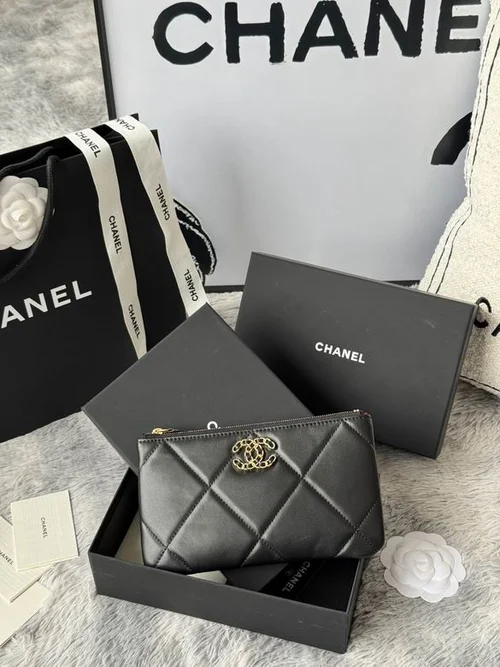 Chanel Original Women's Wallet Authentic Caviar Leather Luxury