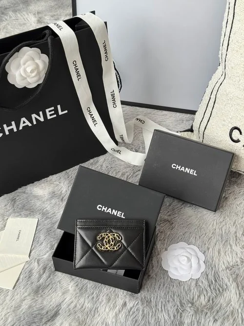 Chanel Original Women's Wallet Authentic Caviar Leather Luxury