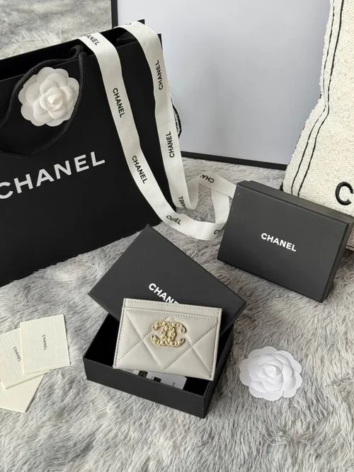 Chanel Original Women's Wallet Authentic Caviar Leather Luxury