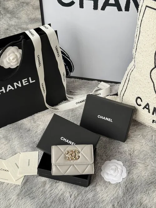 Chanel Original Women's Wallet Authentic Caviar Leather Luxury