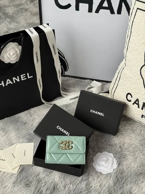 Chanel Original Women's Wallet Authentic Caviar Leather Luxury