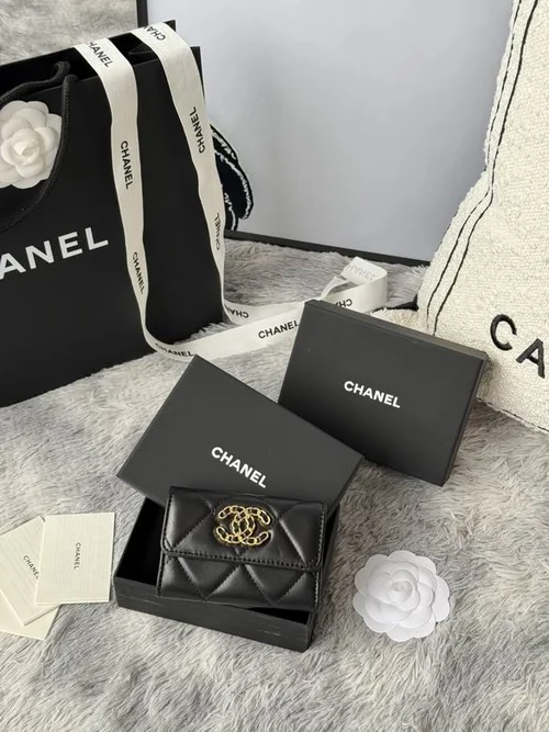 Chanel Original Women's Wallet Authentic Caviar Leather Luxury