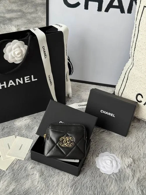 Chanel Original Women's Wallet Authentic Caviar Leather Luxury
