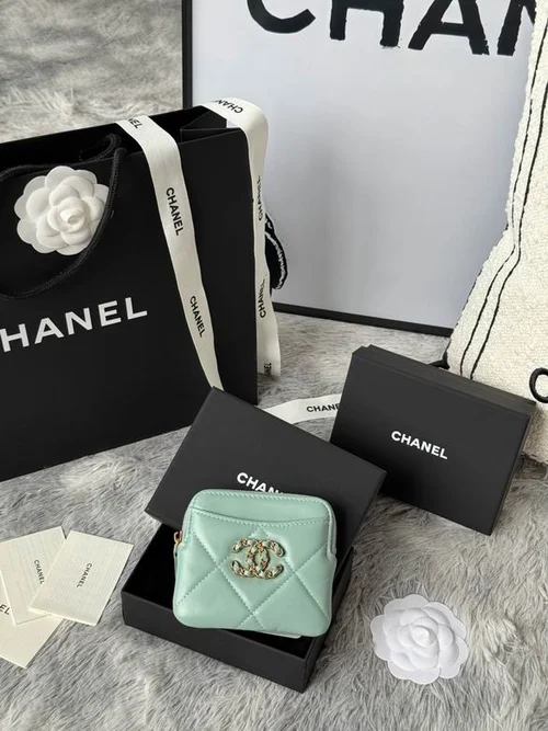 Chanel Original Women's Wallet Authentic Caviar Leather Luxury
