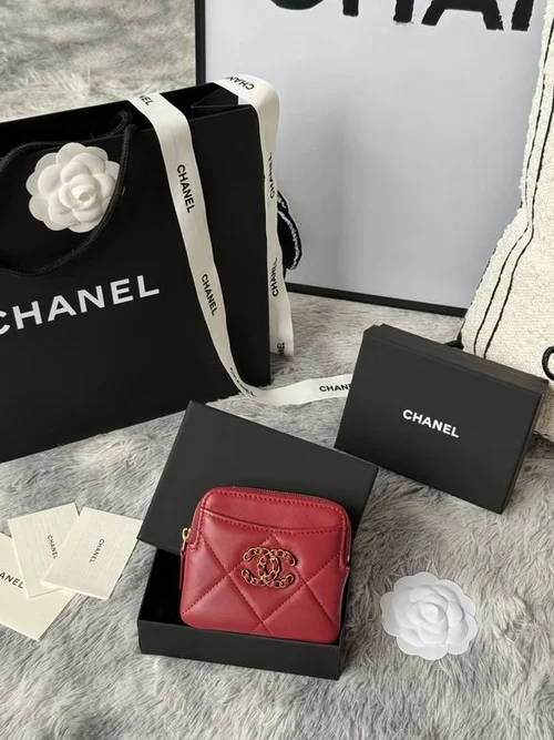 Chanel Original Women's Wallet Authentic Caviar Leather Luxury