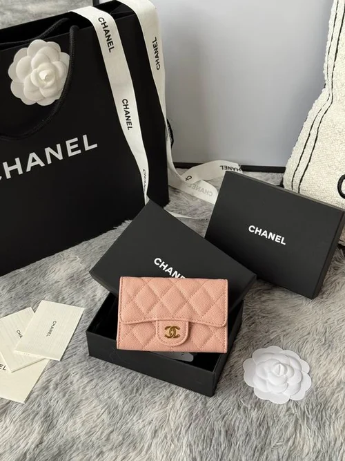 Chanel Original Women's Wallet Authentic Caviar Leather Luxury