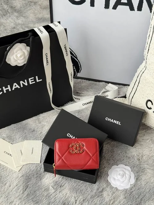 Chanel Original Women's Wallet Authentic Caviar Leather Luxury