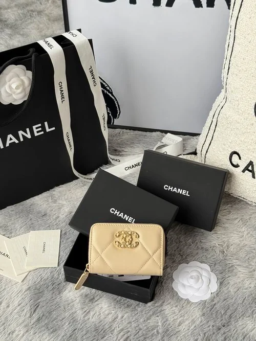 Chanel Original Women's Wallet Authentic Caviar Leather Luxury