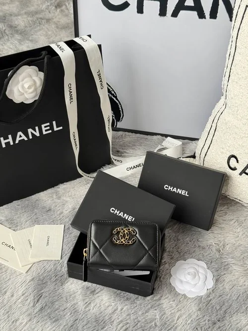 Chanel Original Women's Wallet Authentic Caviar Leather Luxury