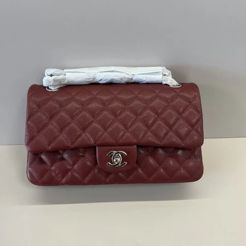 Chanel Original Classic Flap CF Medium Authentic Caviar Luxury
