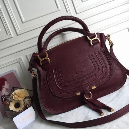 Chloe Marcie Small Saddle Bag Original Authentic Luxury